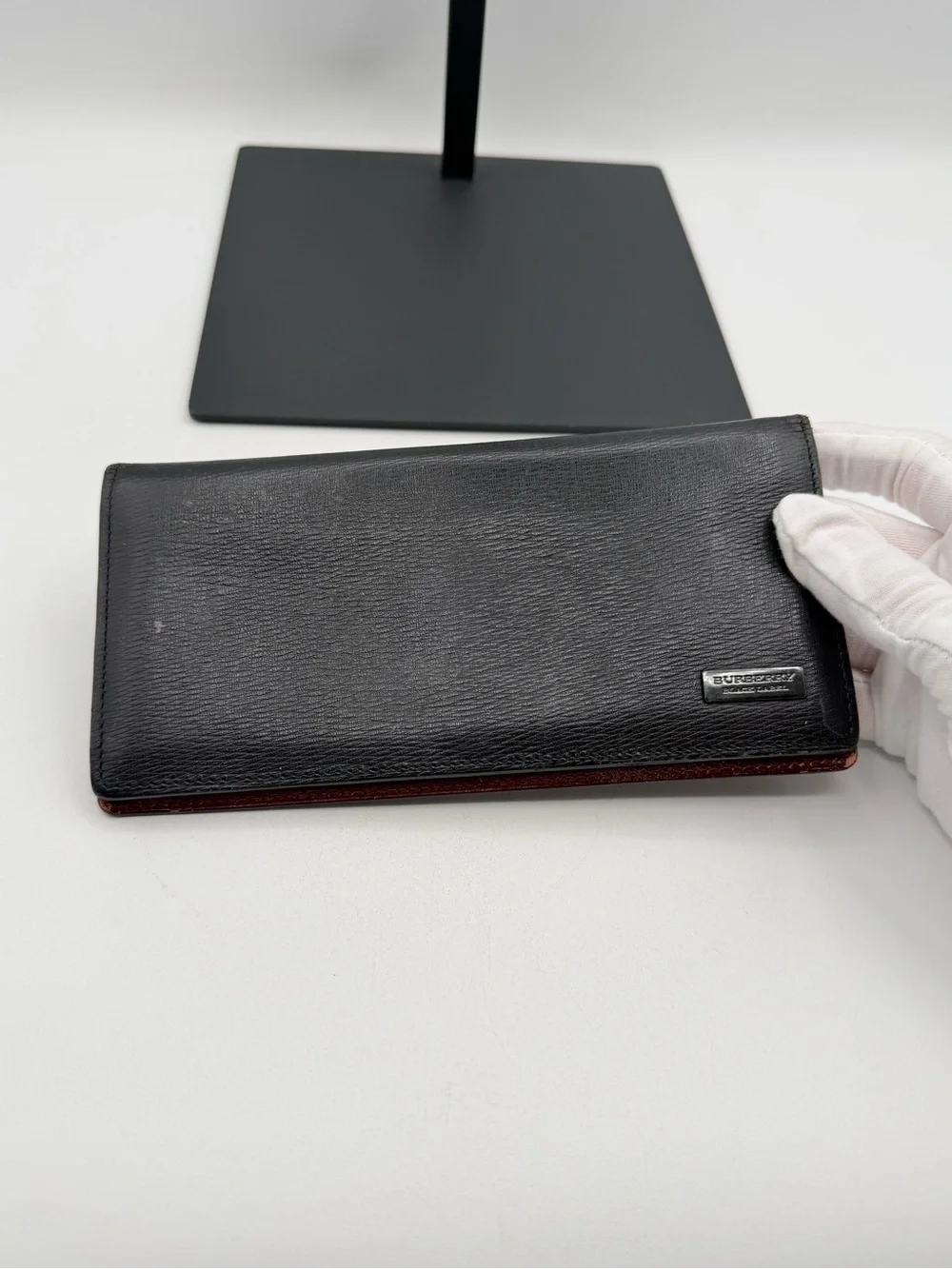 Burberry Long Leather bi fold Wallet